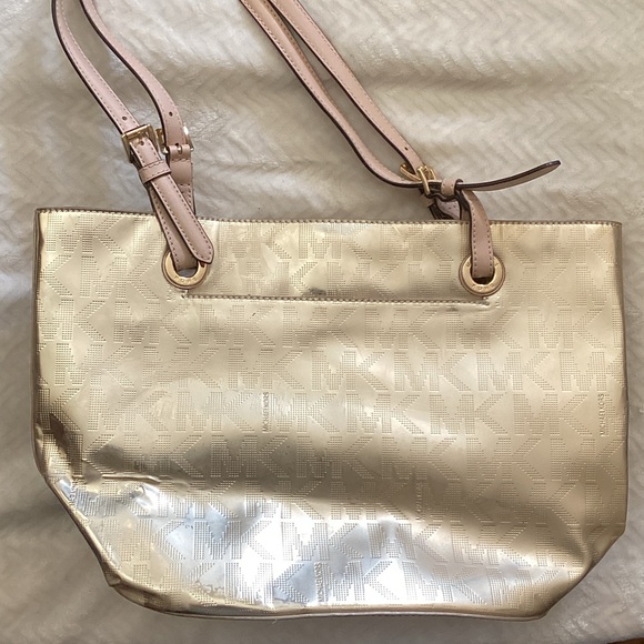 Michael Kors Shimmering Gold Tote - Picture 1 of 3